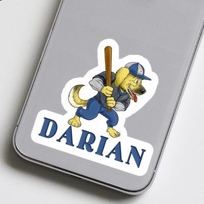 Darian Sticker Baseball Dog Gift package Image