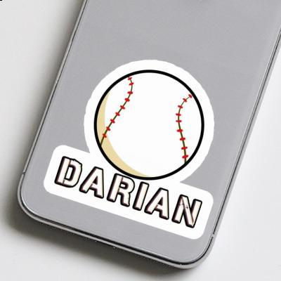 Baseball Sticker Darian Notebook Image