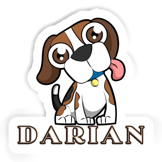 Darian Sticker Beagle Notebook Image