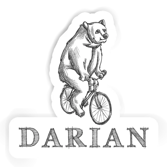 Sticker Bicycle rider Darian Laptop Image