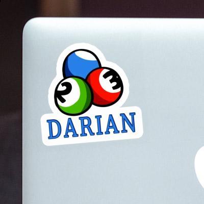 Sticker Billiard Ball Darian Notebook Image