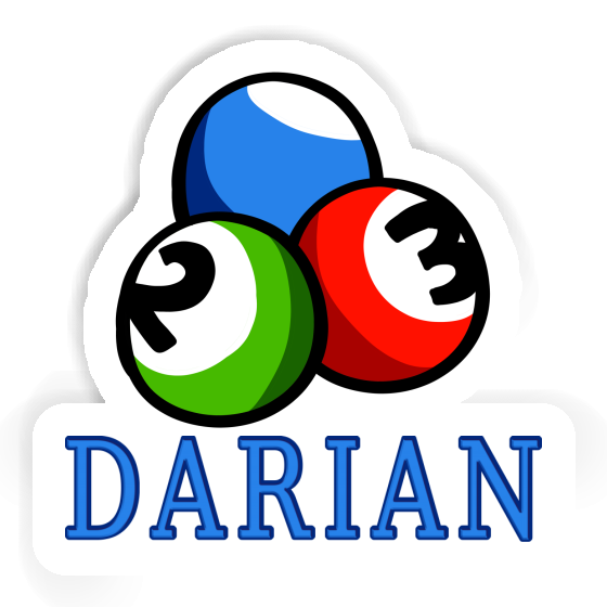 Sticker Billiard Ball Darian Gift package Image