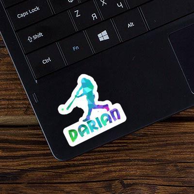 Sticker Darian Baseballspieler Laptop Image