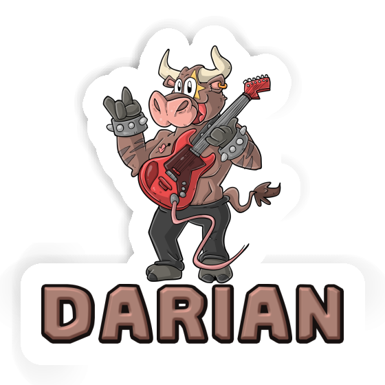 Sticker Guitarist Darian Notebook Image