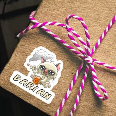 Sticker Smoking Cat Darian Gift package Image