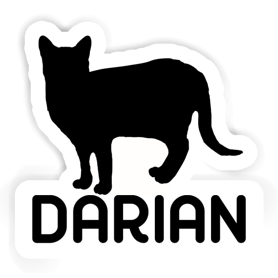 Darian Autocollant Chat Laptop Image