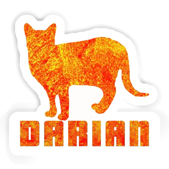 Sticker Darian Cat Notebook Image