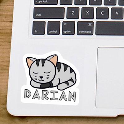 Autocollant Darian Chat Notebook Image