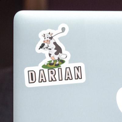 Sticker Golf Cow Darian Laptop Image