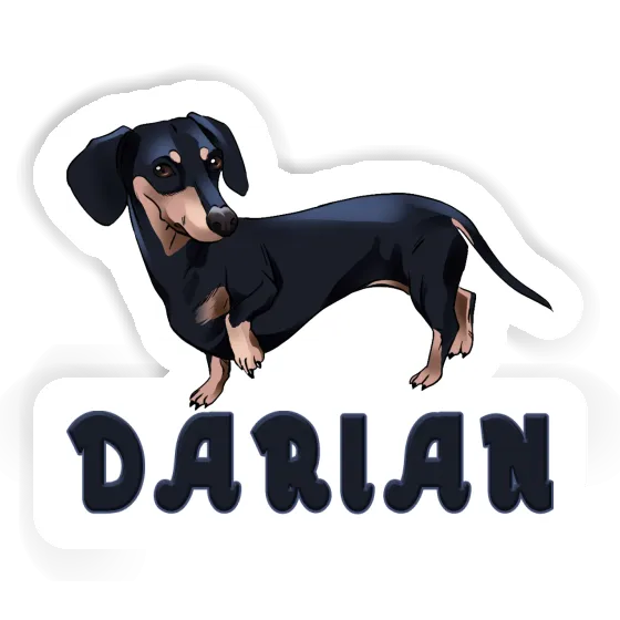 Sticker Darian Dachshund Notebook Image