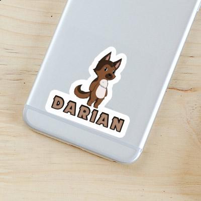 Sticker Darian German Sheperd Notebook Image