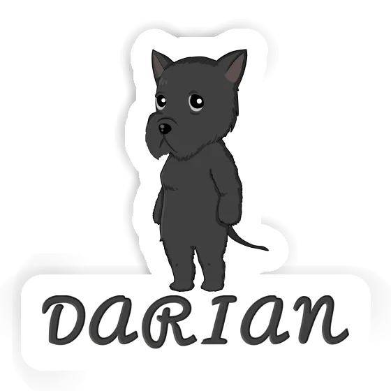 Sticker Giant Schnauzer Darian Notebook Image