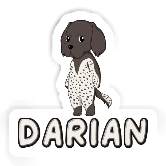 Small Munsterlander Sticker Darian Gift package Image