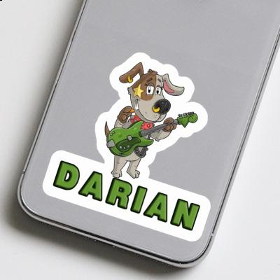 Guitarist Sticker Darian Notebook Image