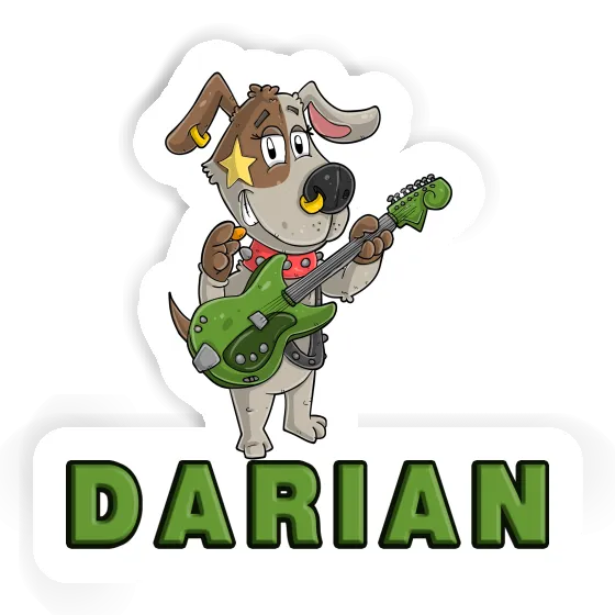 Guitarist Sticker Darian Laptop Image