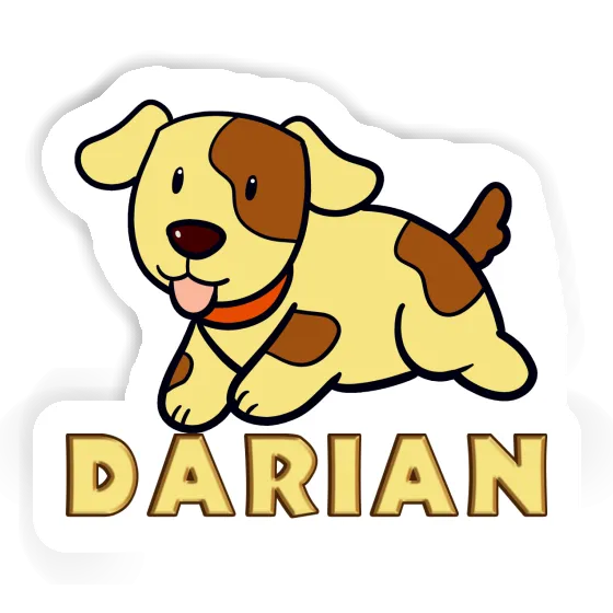 Darian Autocollant Chien Laptop Image