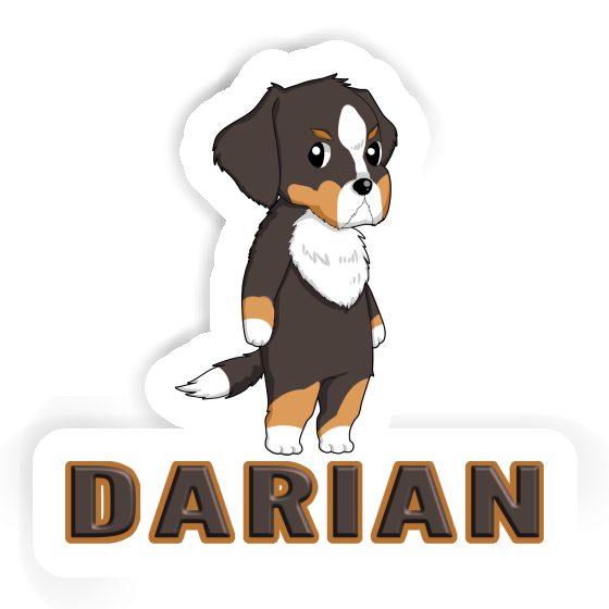 Sticker Darian Bernese Mountain Dog Notebook Image