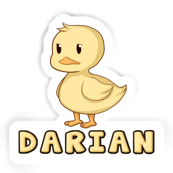 Sticker Darian Duck Notebook Image