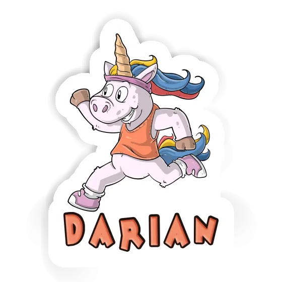 Darian Autocollant Coureuse Image