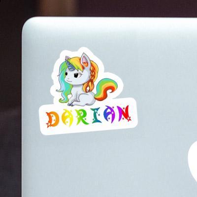 Sticker Darian Unicorn Notebook Image