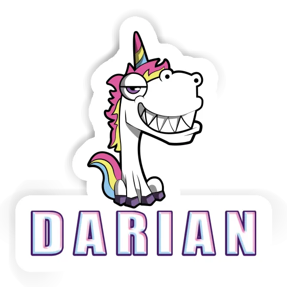 Autocollant Darian Licorne grinçante Laptop Image