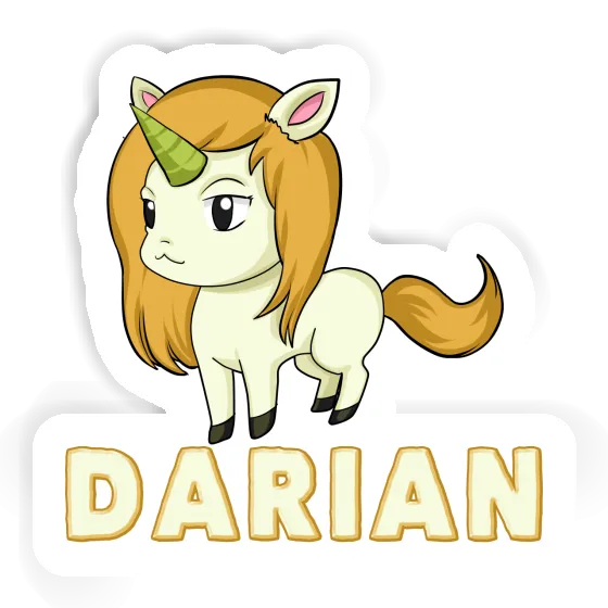 Darian Sticker Unicorn Image