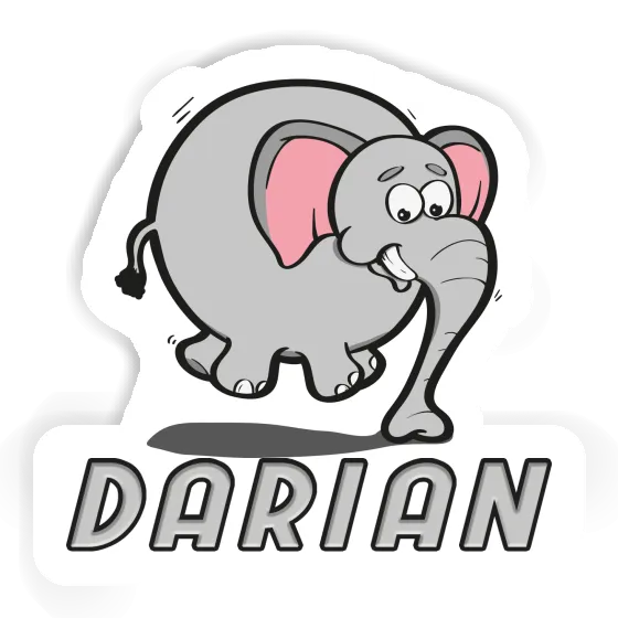 Elephant Sticker Darian Notebook Image