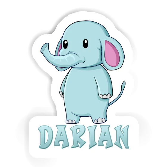 Sticker Darian Elephant Gift package Image