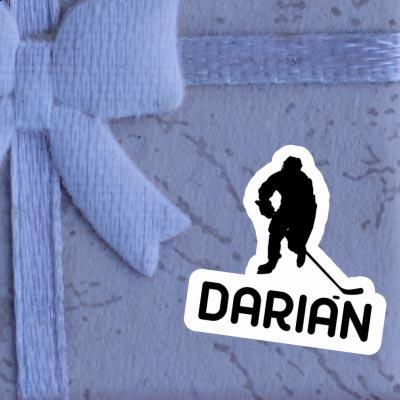 Sticker Darian Hockey Player Notebook Image