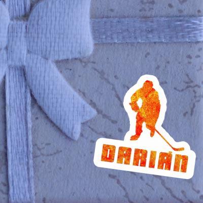 Darian Sticker Hockey Player Notebook Image