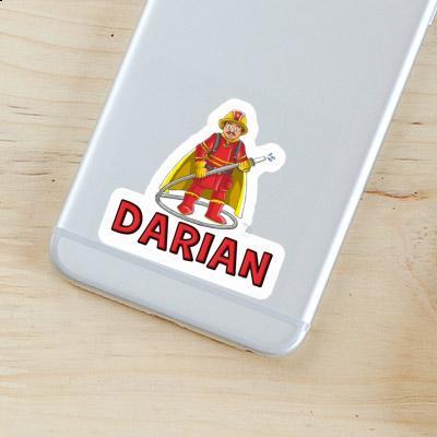 Sticker Firefighter Darian Notebook Image