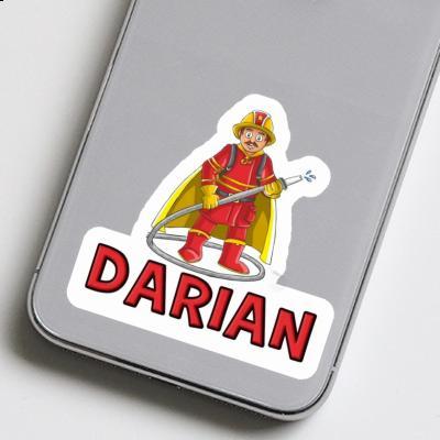 Sticker Firefighter Darian Notebook Image