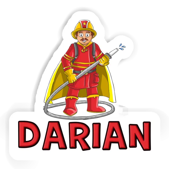 Sticker Firefighter Darian Image