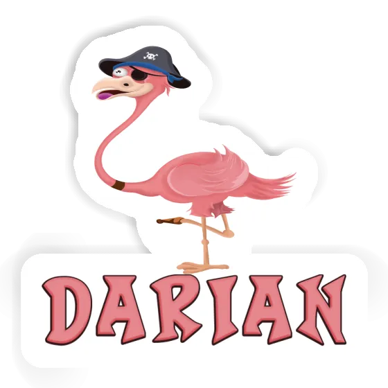 Flamingo Sticker Darian Image