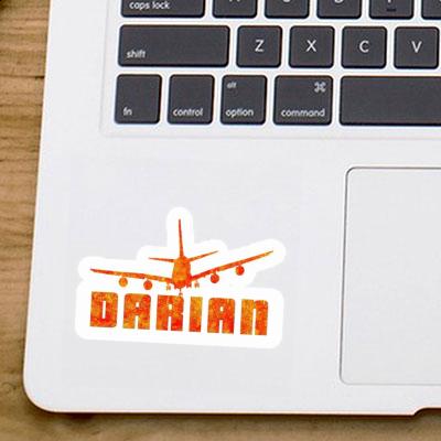 Darian Sticker Airplane Laptop Image