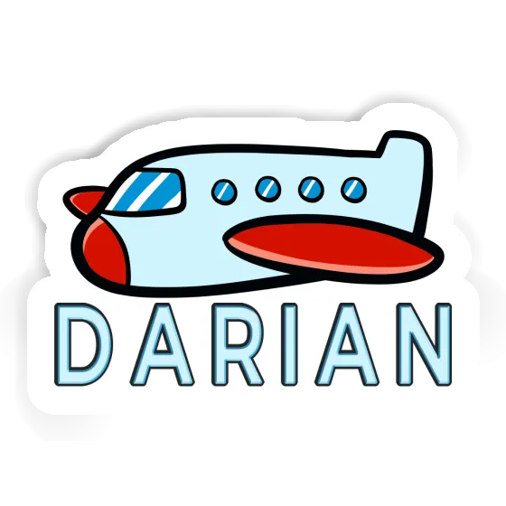 Sticker Airplane Darian Gift package Image