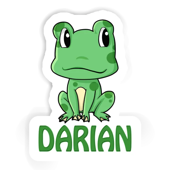 Frog Sticker Darian Notebook Image