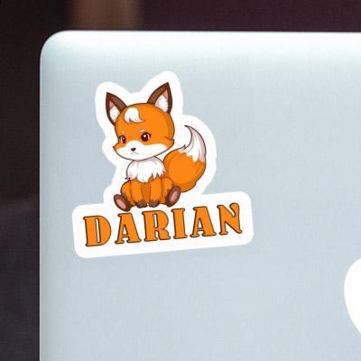 Sticker Darian Sitting Fox Image