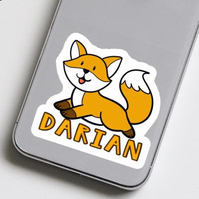 Autocollant Renard Darian Laptop Image