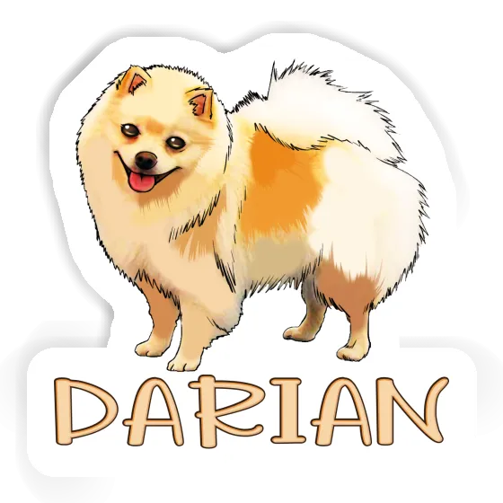 Sticker Darian German Spitz Laptop Image