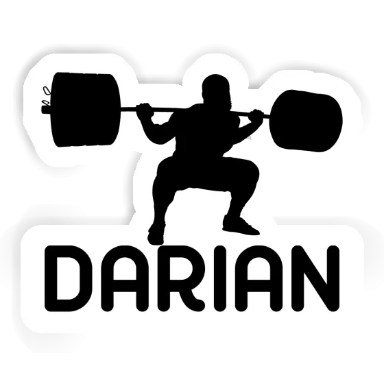 Sticker Darian Weightlifter Laptop Image