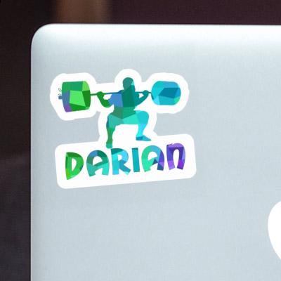 Weightlifter Sticker Darian Laptop Image