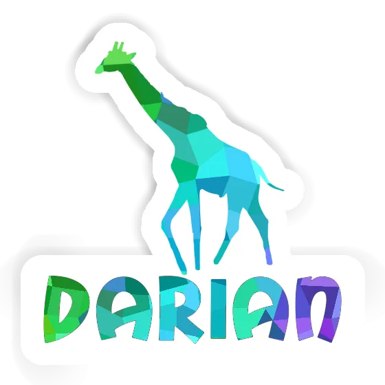 Sticker Giraffe Darian Notebook Image