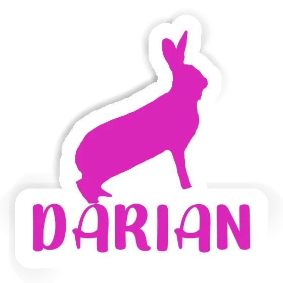 Autocollant Darian Lapin Image