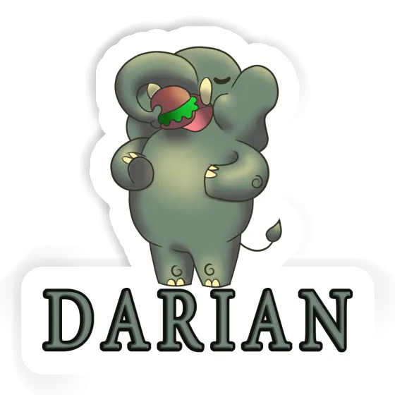 Sticker Elefant Darian Notebook Image