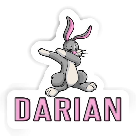 Sticker Dabbing Rabbit Darian Notebook Image