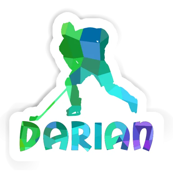 Hockey Player Sticker Darian Gift package Image