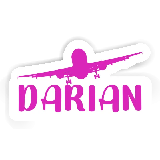 Sticker Flugzeug Darian Laptop Image