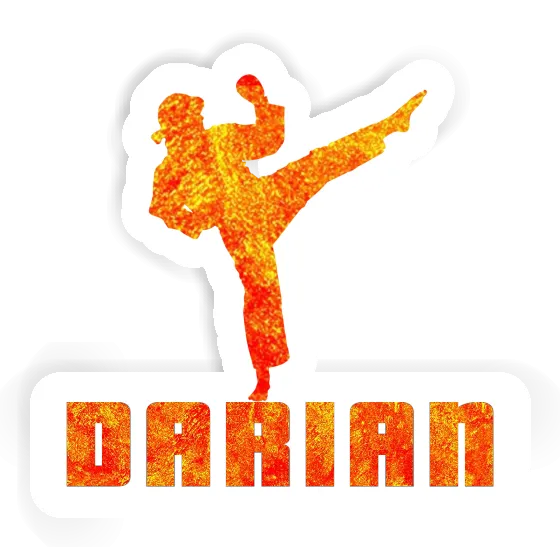 Sticker Karateka Darian Notebook Image