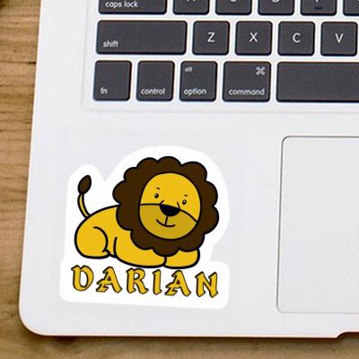 Darian Sticker Lion Notebook Image